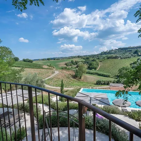 شقة Ciliegino Apartment, Pool, Landscape View, Montaione, Toscana *